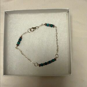 Elegant Turquoise Beaded Bracelet